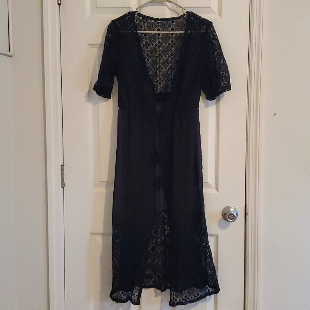 Sheer Black robe